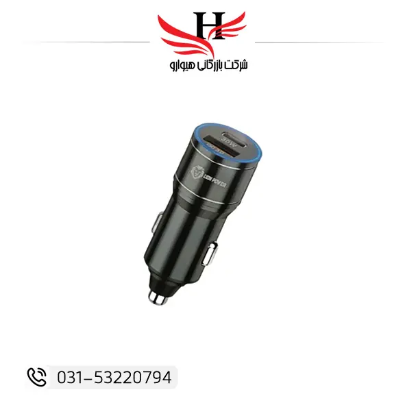 شارژر فندکی LION POWER-C03-48W شارژ سریع خودرو مناسب موبایل و لوازم جانبی